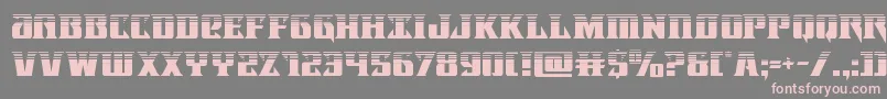 Lifeforcehalf Font – Pink Fonts on Gray Background