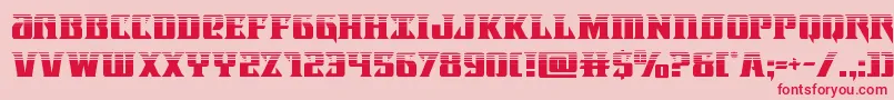 Lifeforcehalf Font – Red Fonts on Pink Background