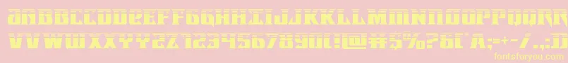 Lifeforcehalf Font – Yellow Fonts on Pink Background