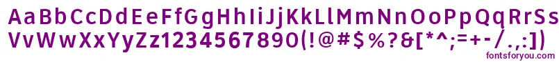 Roadgeek2005Series4w Font – Purple Fonts on White Background