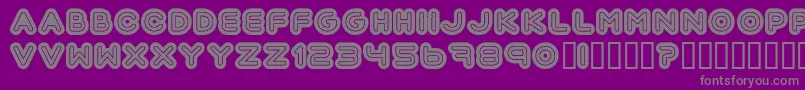 Шрифт Automania – серые шрифты на фиолетовом фоне