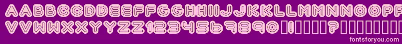Шрифт Automania – розовые шрифты на фиолетовом фоне