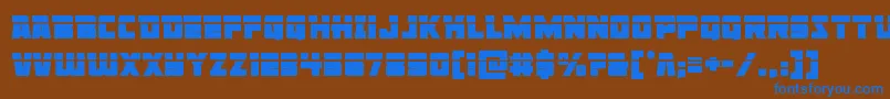Libertylegionlaser Font – Blue Fonts on Brown Background