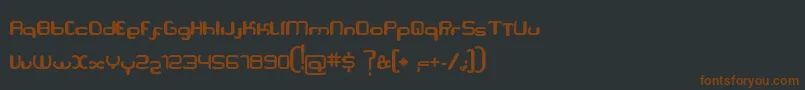 Serpi Font – Brown Fonts on Black Background