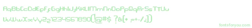 Serpi Font – Green Fonts on White Background