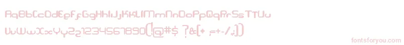 フォントSerpi – 白い背景にピンクのフォント