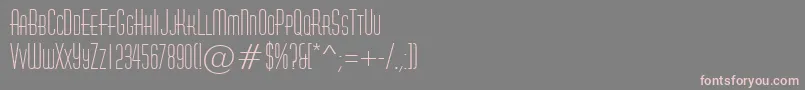 fuente AHuxleycaps – Fuentes Rosadas Sobre Fondo Gris