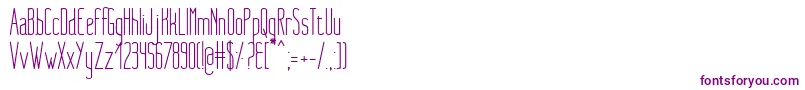 NueMedium Font – Purple Fonts on White Background
