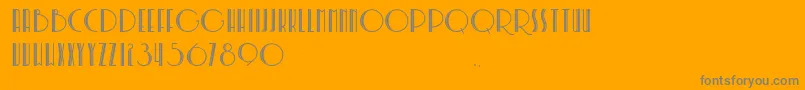 SoerjapoeteraDoea Font – Gray Fonts on Orange Background