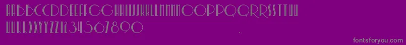 SoerjapoeteraDoea Font – Gray Fonts on Purple Background