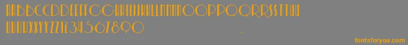 SoerjapoeteraDoea Font – Orange Fonts on Gray Background