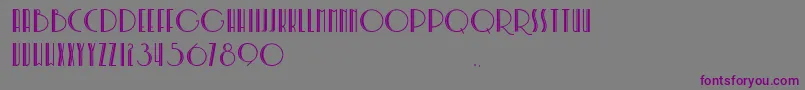 SoerjapoeteraDoea Font – Purple Fonts on Gray Background