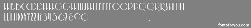 SoerjapoeteraDoea Font – White Fonts on Gray Background