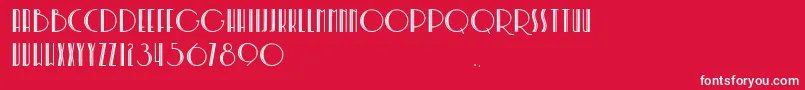 SoerjapoeteraDoea Font – White Fonts on Red Background