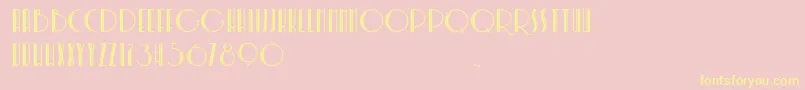 SoerjapoeteraDoea Font – Yellow Fonts on Pink Background