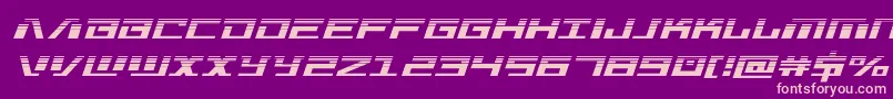 Warmachinehalf Font – Pink Fonts on Purple Background