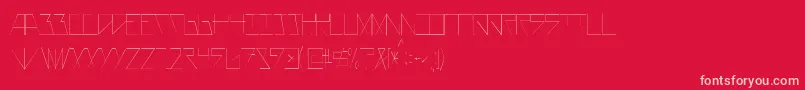 Подробнее о шрифте AsteriskThinlaser Шрифт AsteriskThinlaser – розовые шрифты на красном фоне