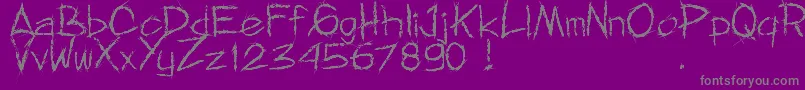 Weitere Informationen zur MnfRejormMay-Schriftart MnfRejormMay-Schriftart – Graue Schriften auf violettem Hintergrund