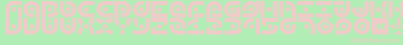 More about Audio2012 Font Audio2012 Font – Pink Fonts on Green Background