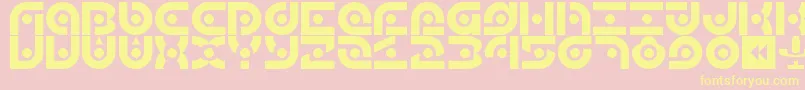 More about Audio2012 Font Audio2012 Font – Yellow Fonts on Pink Background