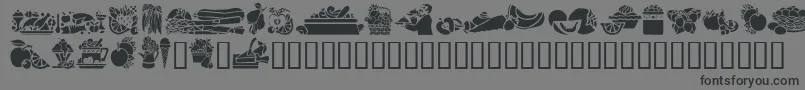GeEdibles Font – Black Fonts on Gray Background