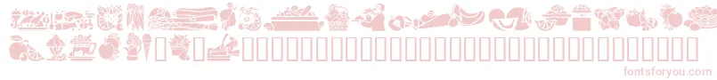 GeEdibles Font – Pink Fonts on White Background