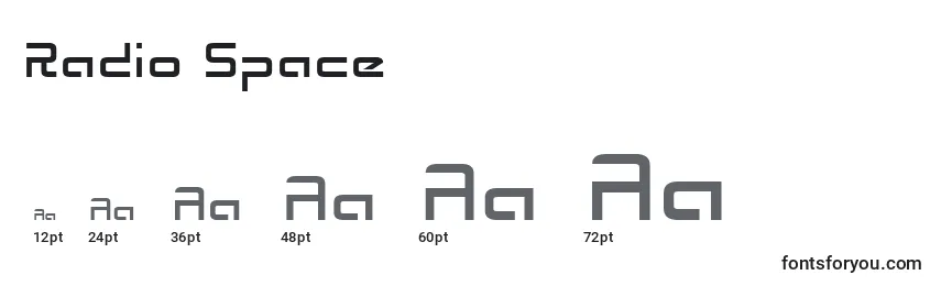 Radio Space Font Sizes