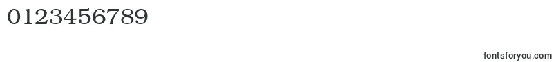 Bookmangtt-Schriftart – Schriften für Zahlen und Nummern