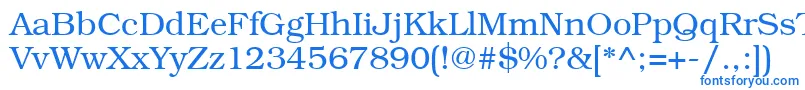 Шрифт Bookmangtt – синие шрифты