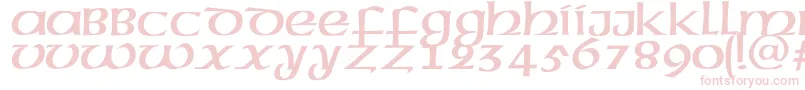 Megenc Font – Pink Fonts on White Background
