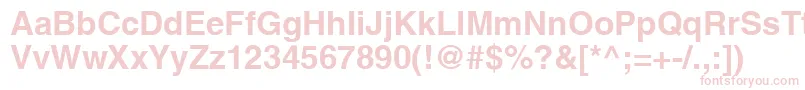 AghlvcyrillicBold Font – Pink Fonts on White Background