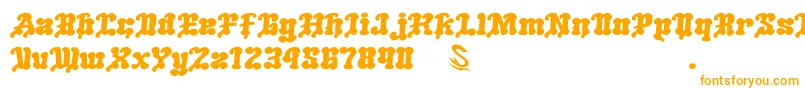 GomariceMeltingIceCream Font – Orange Fonts