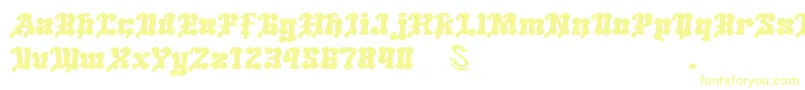 GomariceMeltingIceCream Font – Yellow Fonts