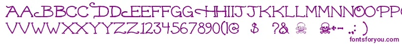 Deadhardy Font – Purple Fonts