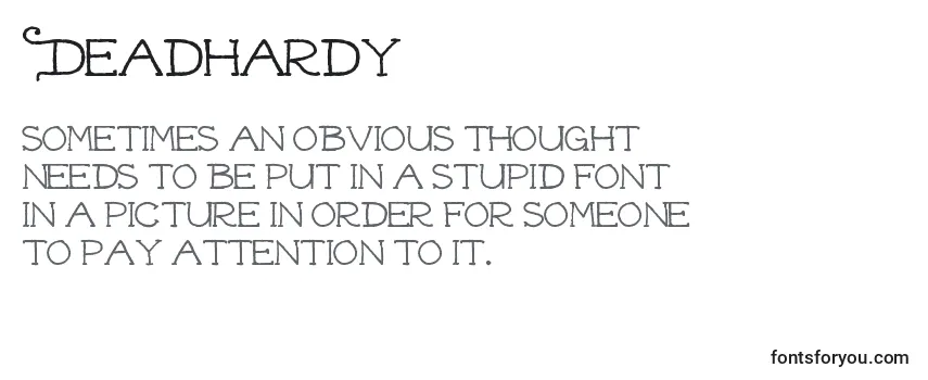 Deadhardy-fontti