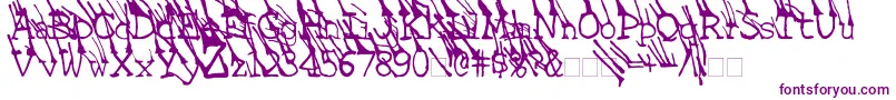 Fonte LinotypeGrassyBold – fontes roxas