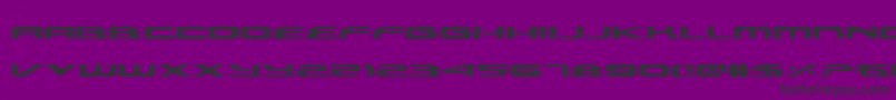 AlexisExpanded Font – Black Fonts on Purple Background