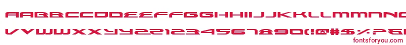 AlexisExpanded Font – Red Fonts on White Background