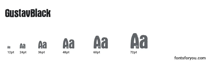 GustavBlack Font Sizes
