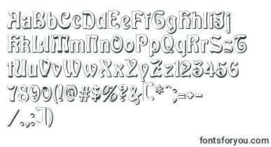 BaldurShadow font – inscriptions In Beautiful Fonts