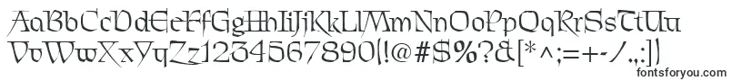 Шрифт PatrickRegular – прямые шрифты