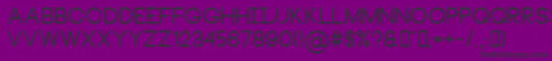 fuente NeouBold – Fuentes Negras Sobre Fondo Morado