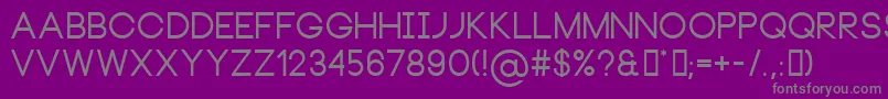 NeouBoldフォントについての詳細 フォントNeouBold – 紫の背景に灰色の文字