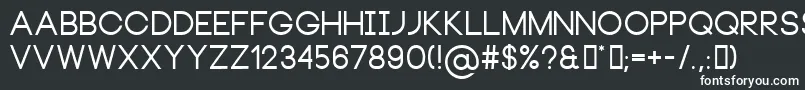 フォントNeouBold – 黒い背景に白い文字