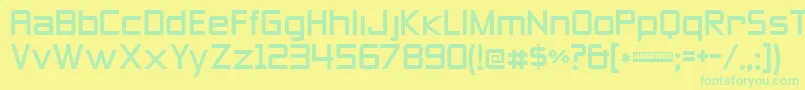 En savoir plus sur la police Zeroesthree Police Zeroesthree – polices vertes sur fond jaune