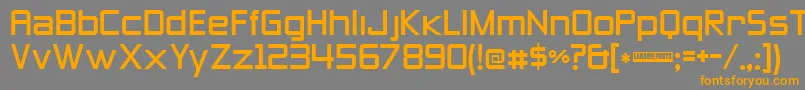 Подробнее о шрифте Zeroesthree Шрифт Zeroesthree – оранжевые шрифты на сером фоне