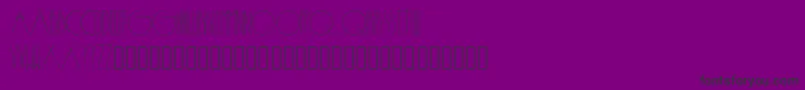 Passion Font – Black Fonts on Purple Background