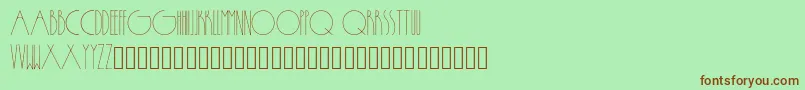 Passion Font – Brown Fonts on Green Background