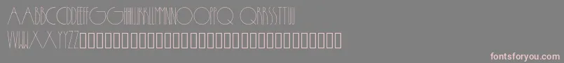 フォントPassion – 灰色の背景にピンクのフォント