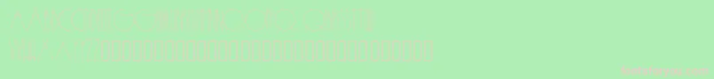 フォントPassion – 緑の背景にピンクのフォント